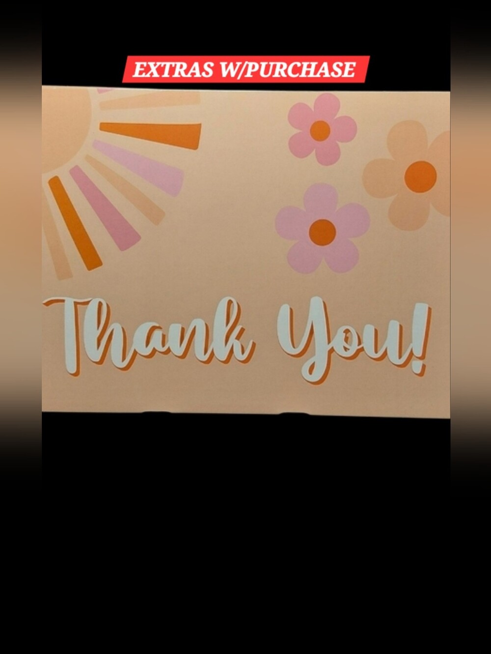 25ct. 4x6 Thank You Cards Bonus 3 Randoms Polymailers ✨️PRICE FIRM5✨️🦋LAST ONE